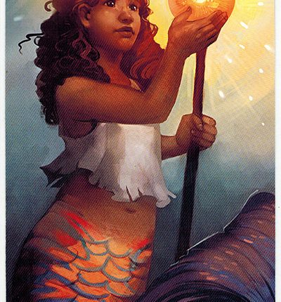 Mermaid Tarot – Page of Wands