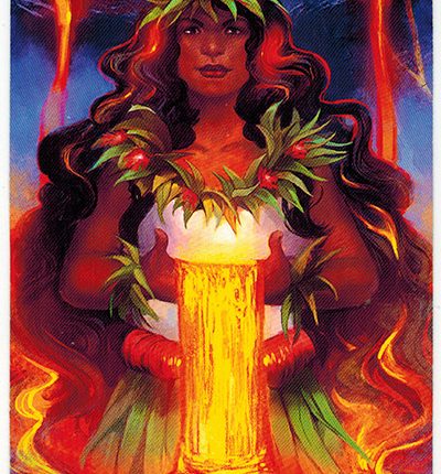 Mermaid Tarot – Queen of Wands
