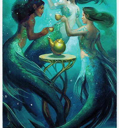 Mermaid Tarot – 3 of Cups
