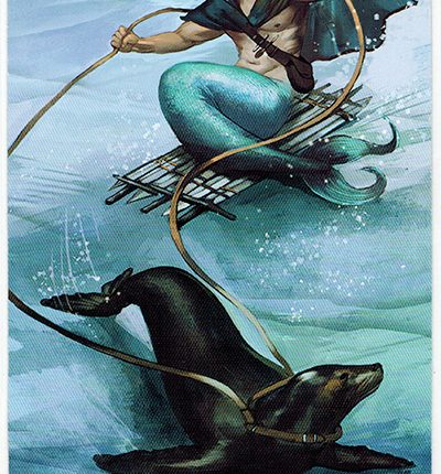 Mermaid Tarot – 6 of Swords