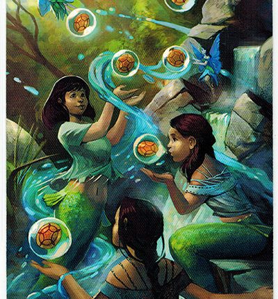 Mermaid Tarot – 6 of Pentacles