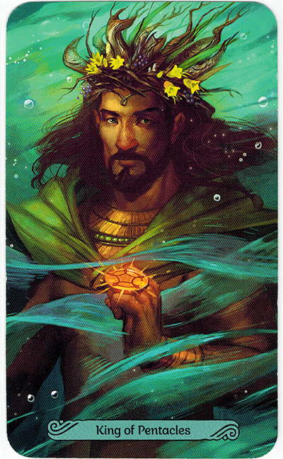 Mermaid Tarot – King of Pentacles 1