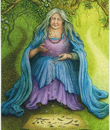 Forest of Enchantment Tarot – The Wisewoman