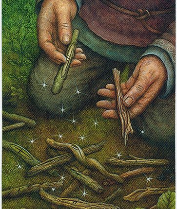 Forest of Enchantment Tarot – 2 of Spells