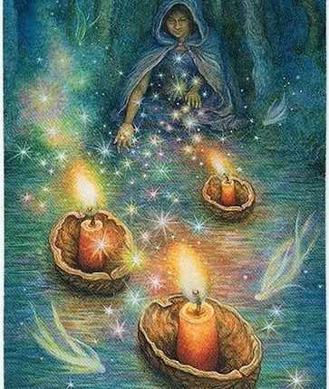 Forest of Enchantment Tarot – 3 of Spells