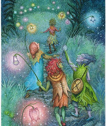 Forest of Enchantment Tarot – 4 of Spells