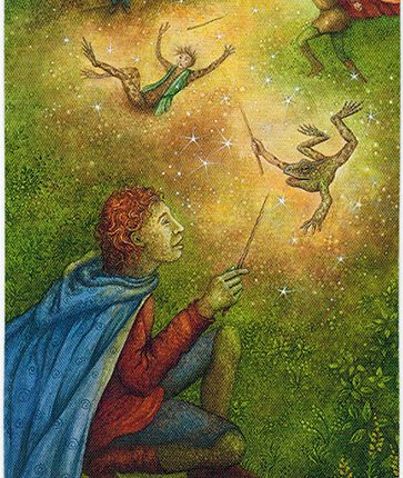 Forest of Enchantment Tarot – 5 of Spells