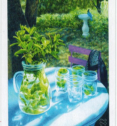 The Herbcrafter’s Tarot – Four Of Water