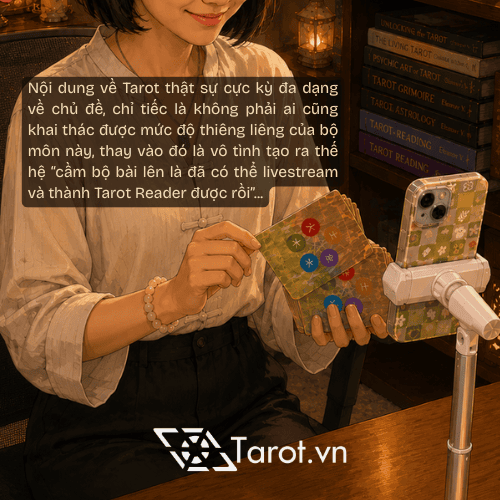 "Content" về Tarot rất tiềm năng...để kiếm lợi ích